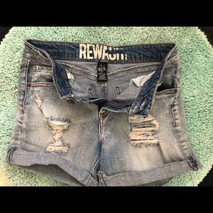 Rewash denim shorts